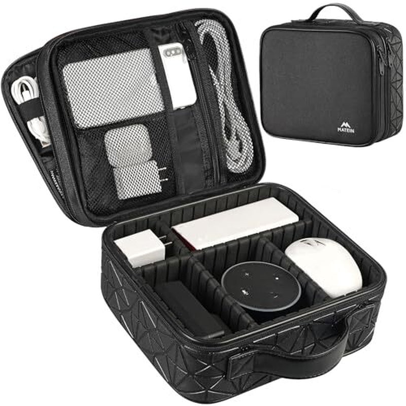 MATEIN Cord Organizer Bag, Large Electronics Organizer Travel Case Cable
