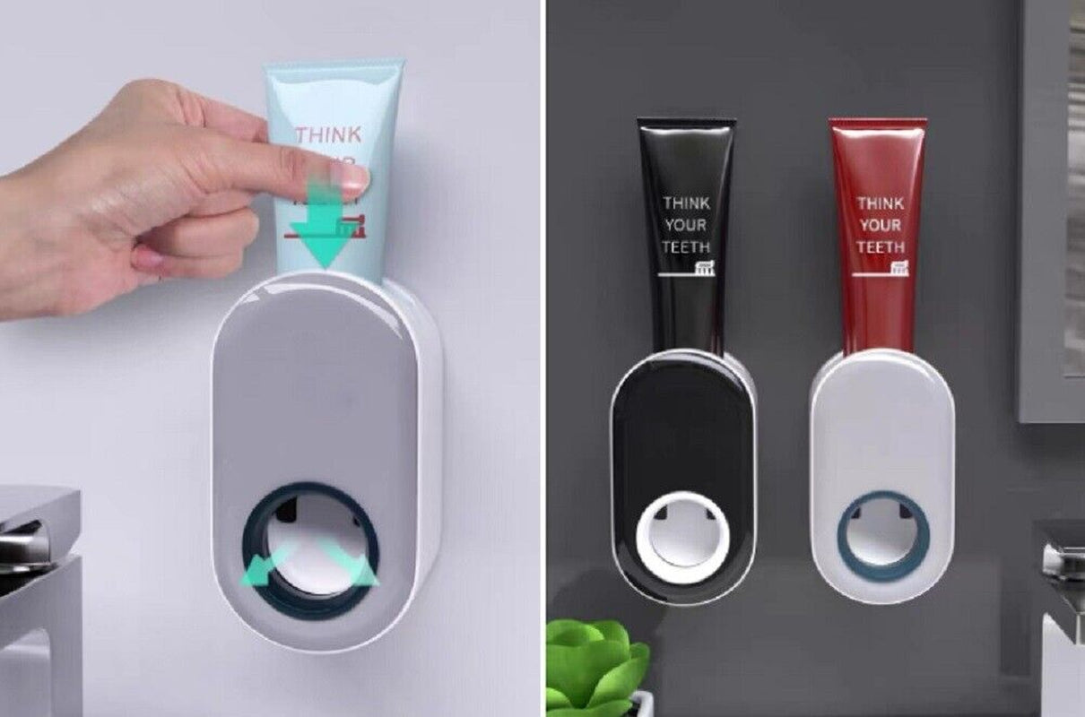 Wall-Mounted Automatic Toothpaste Dispenser – Hands-Free Squeezer Holder